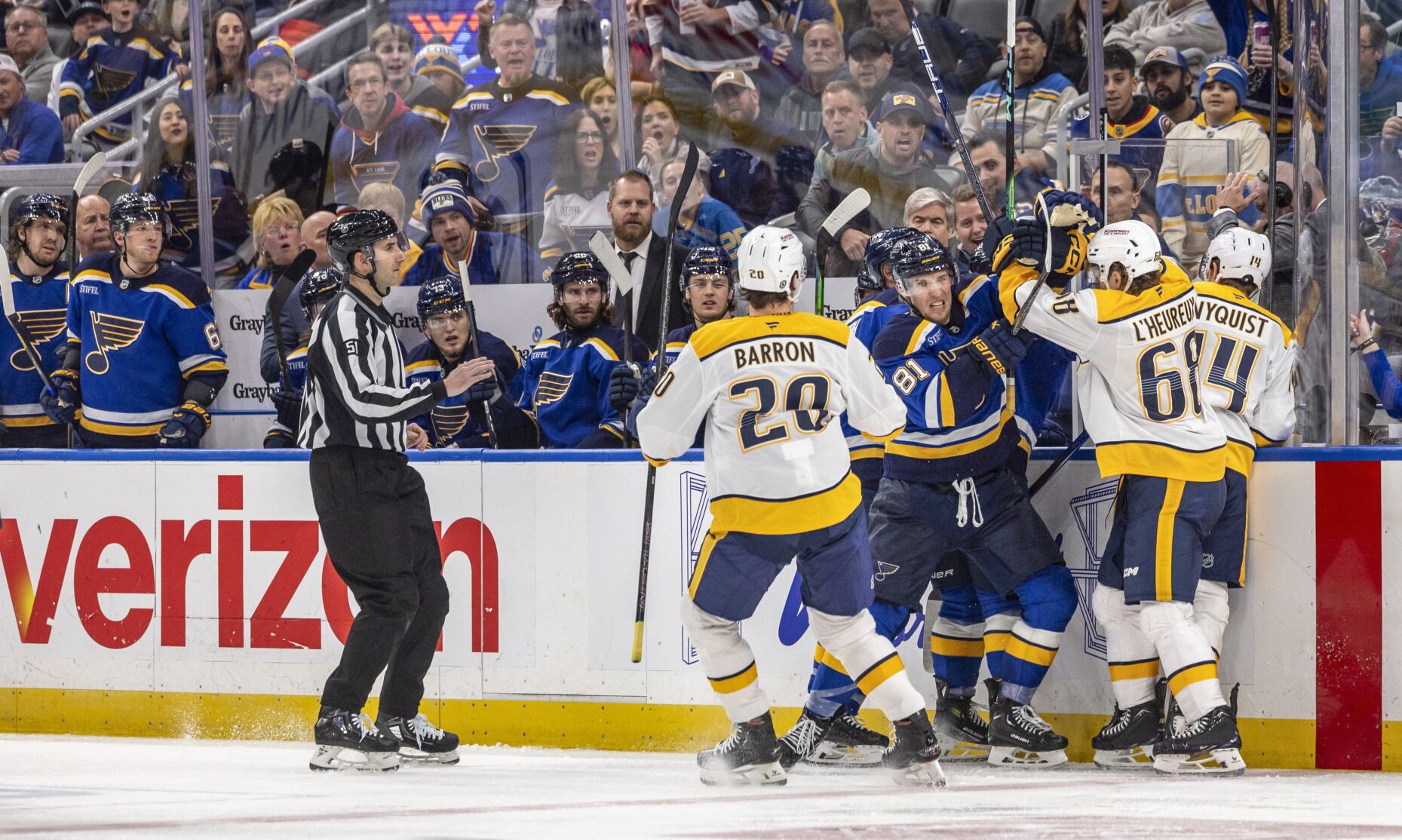 St. Louis Blues vs Nashville Predators